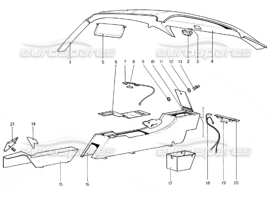 part diagram containing part number 60190105