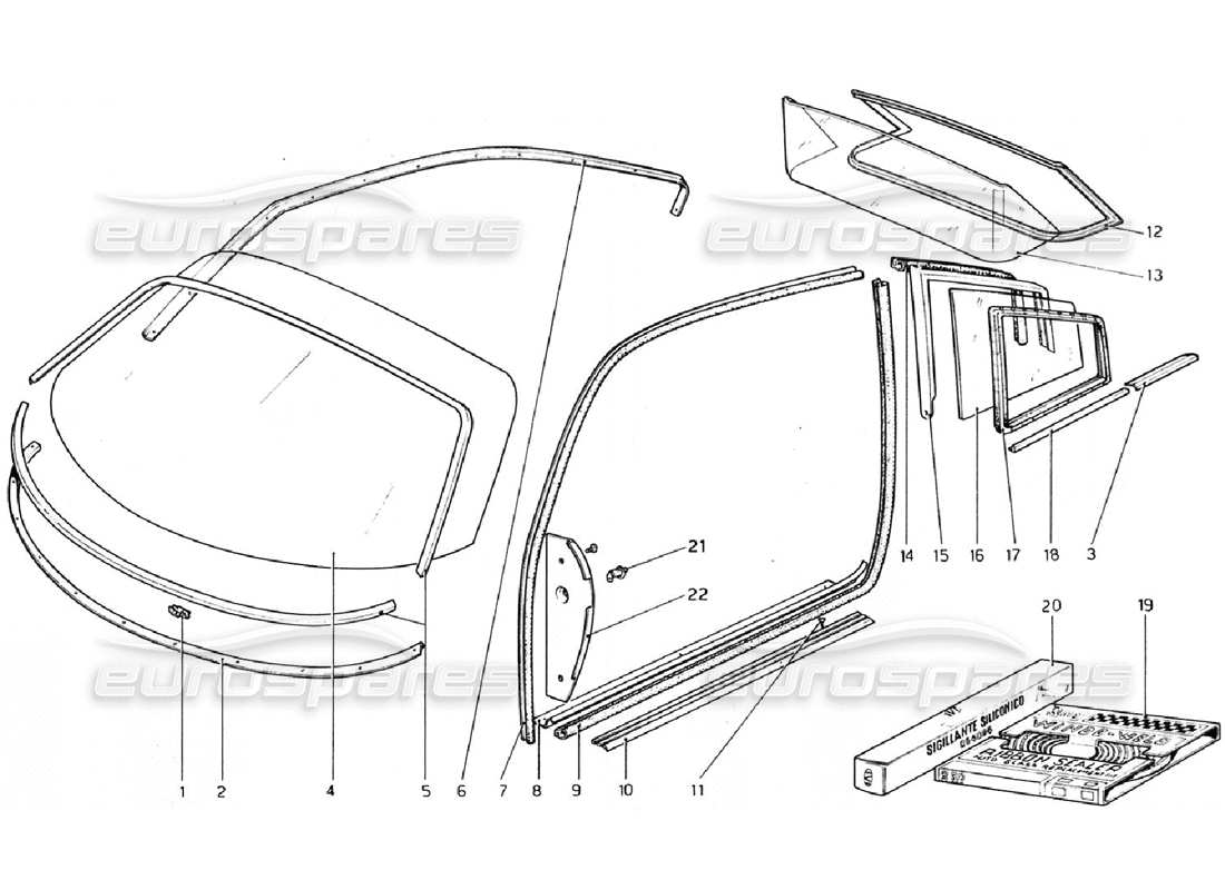 part diagram containing part number 60052800