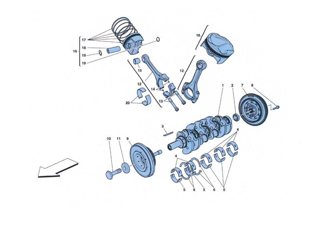 part diagram containing part number 186201