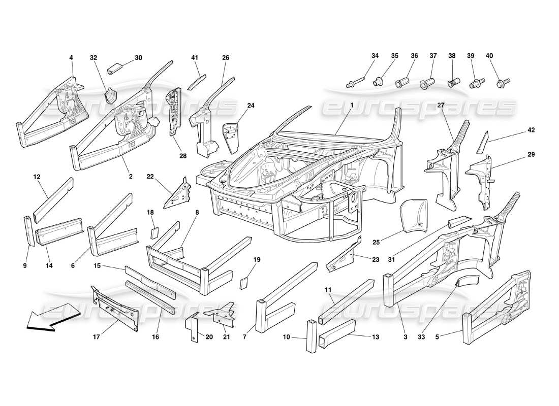 part diagram containing part number 65151200