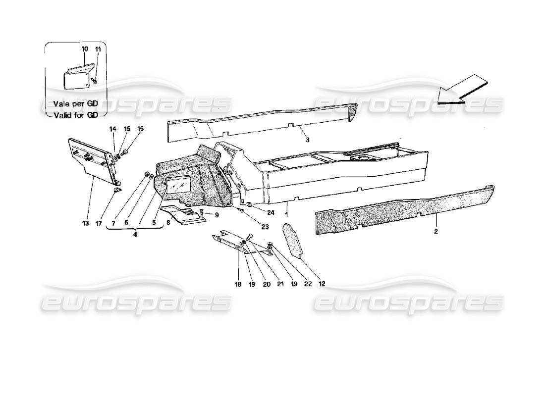 part diagram containing part number 628099..