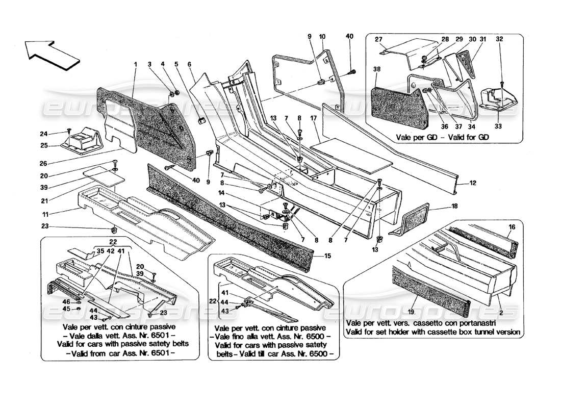 part diagram containing part number 63558200