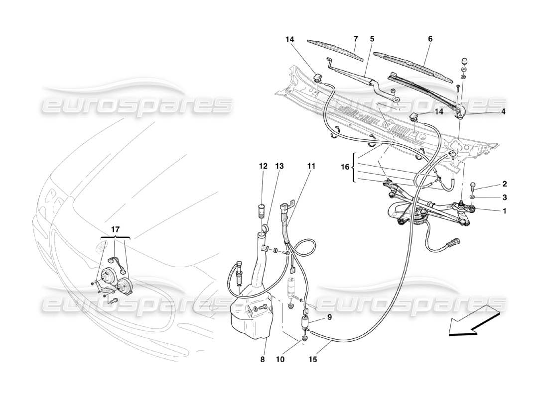 part diagram containing part number 201191