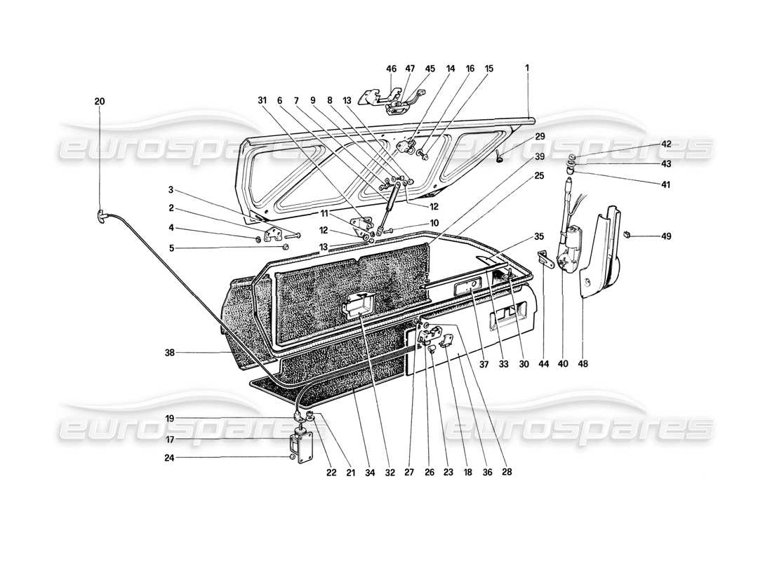 part diagram containing part number 60735700