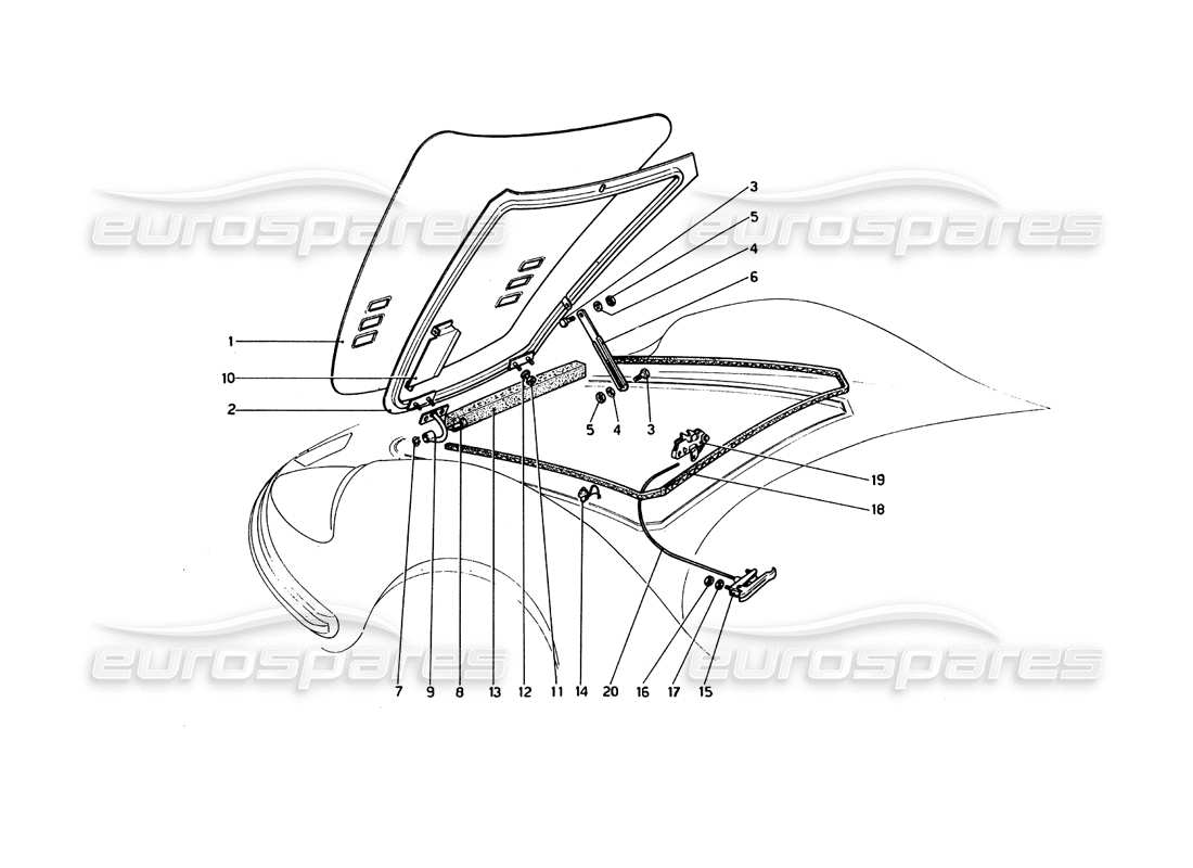 part diagram containing part number 20023008