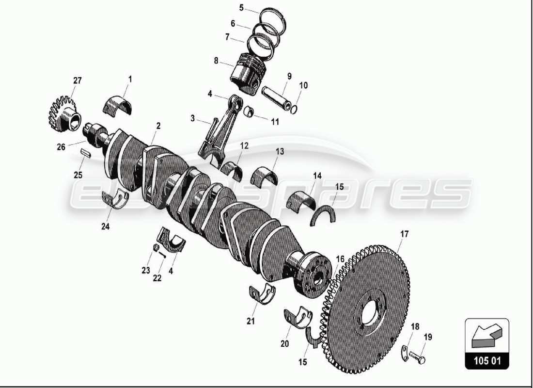 part diagram containing part number 001400364