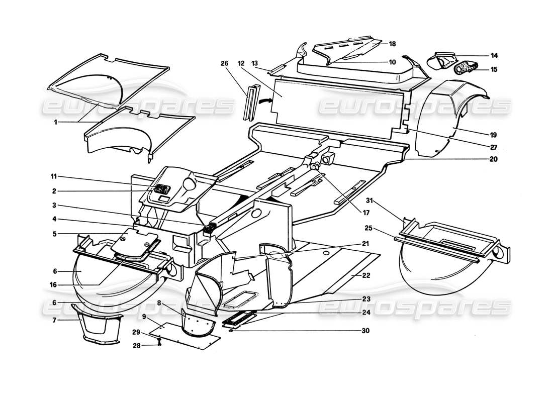 part diagram containing part number 60327301