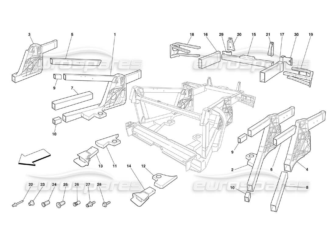 part diagram containing part number 65941500