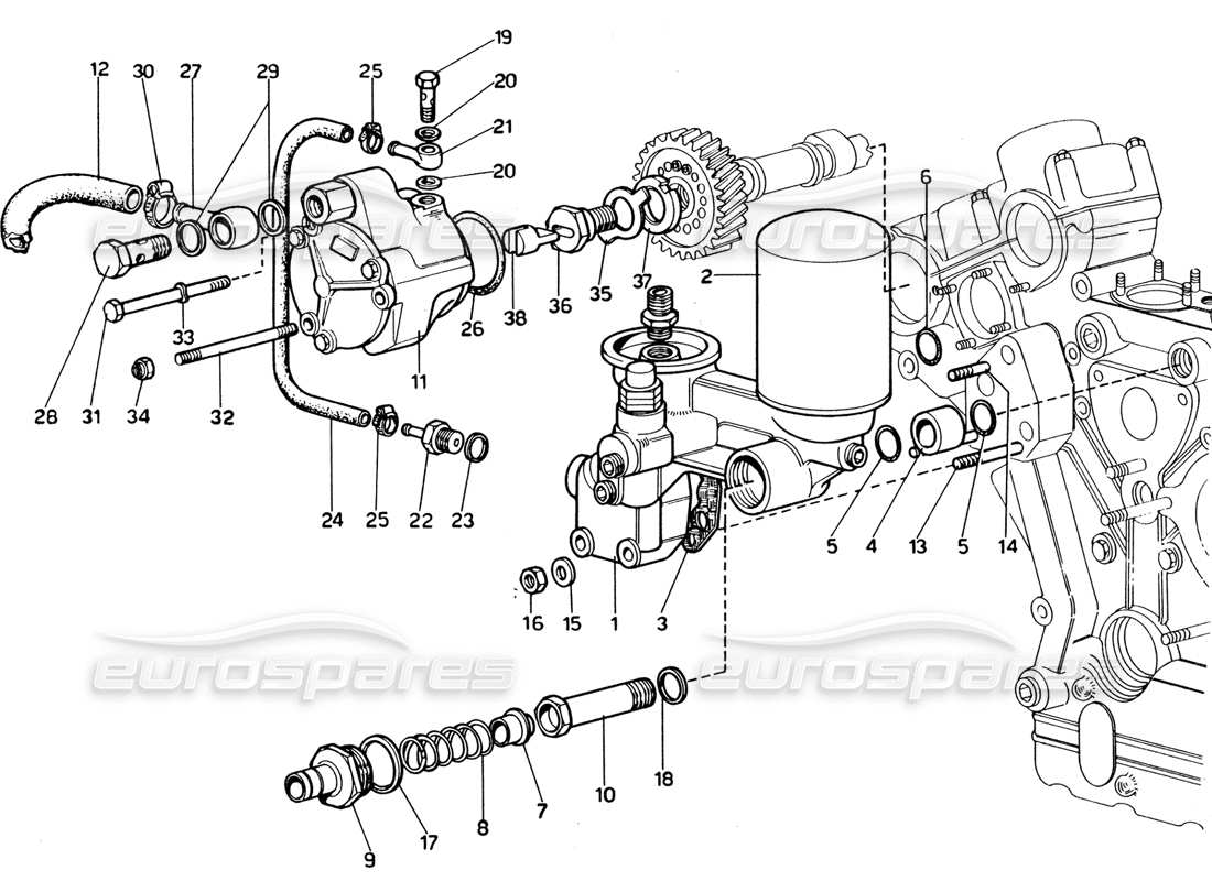 part diagram containing part number 94952