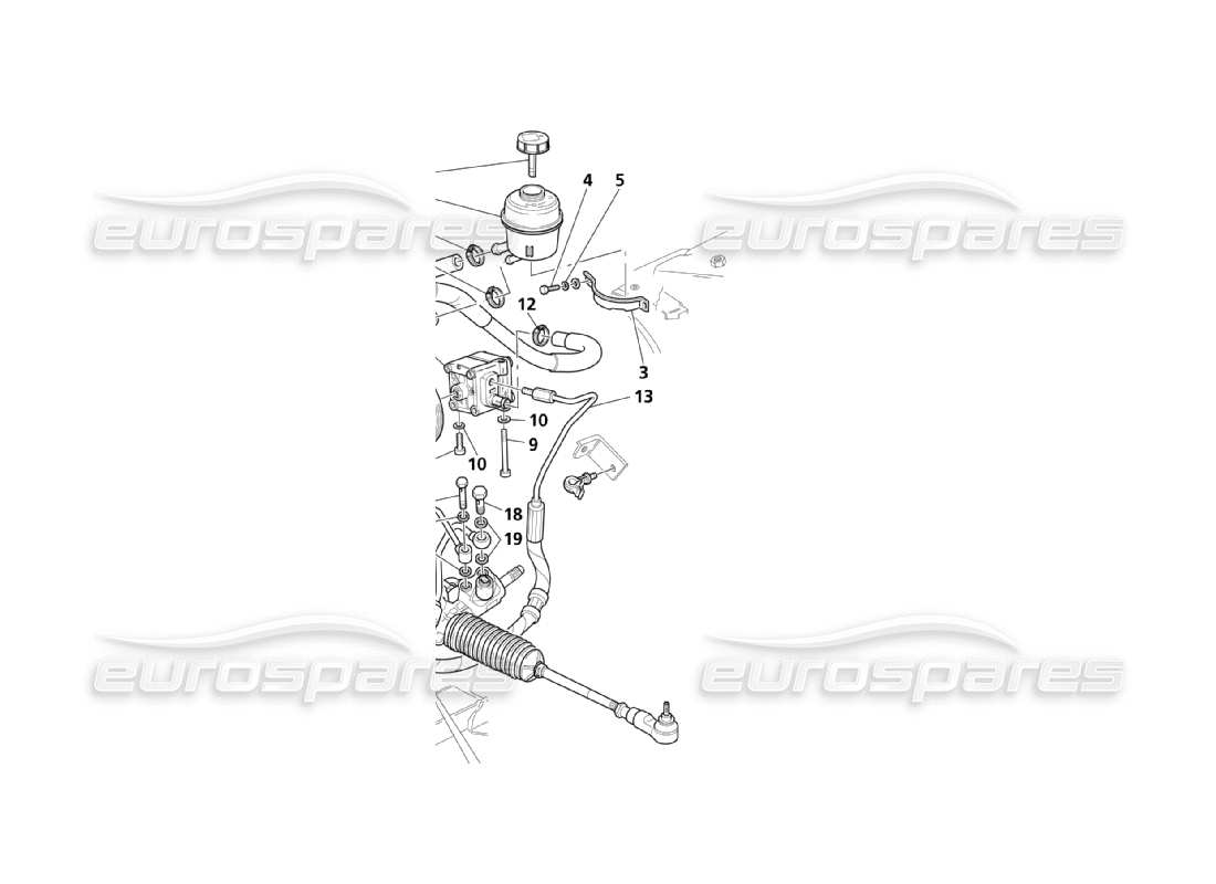 maserati qtp. (2003) 4.2 complete pedal support part diagram