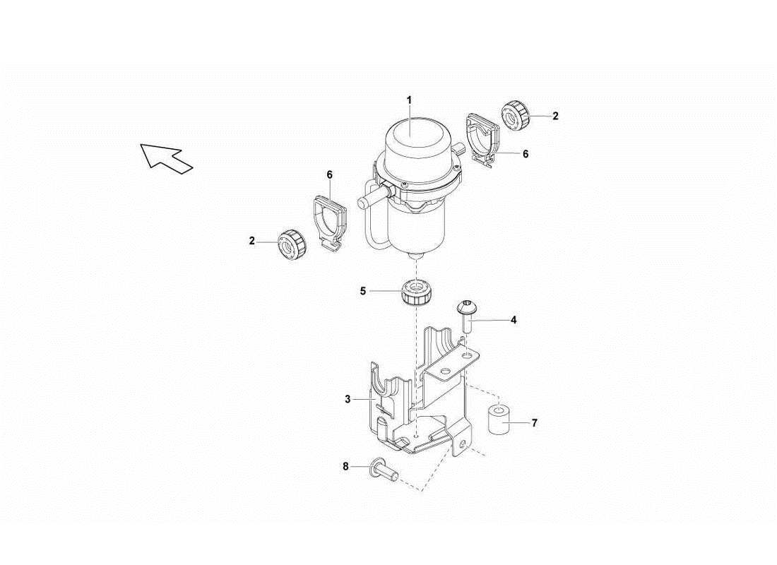 lamborghini gallardo lp570-4s perform electric brake system pump parts diagram