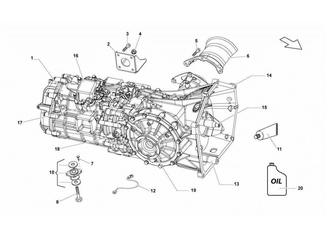 lamborghini gallardo sts ii sc assembly part diagram