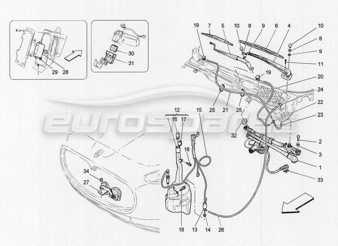 maserati granturismo special edition external vehicle devices parts diagram
