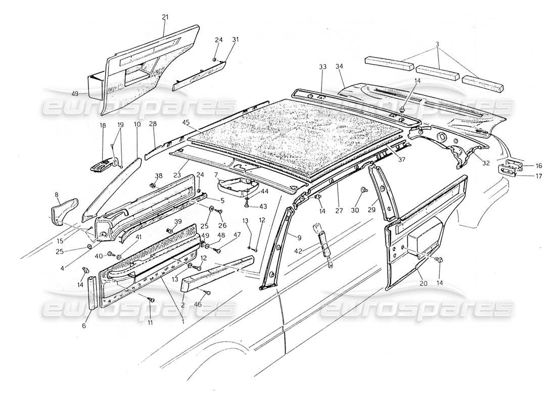 maserati 228 finisher part diagram