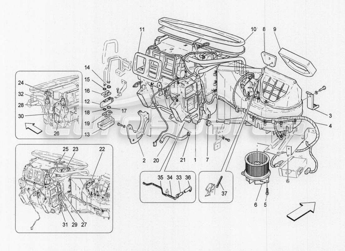 maserati granturismo special edition dashboard devices parts diagram