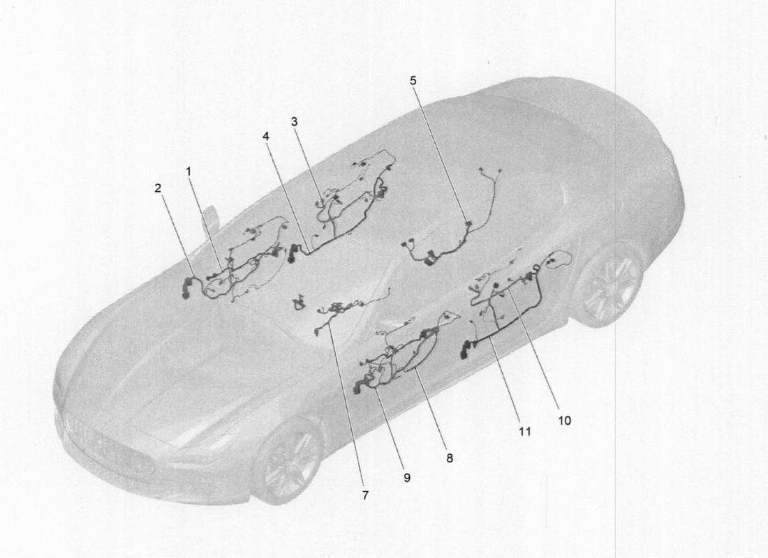 maserati qtp. v6 3.0 tds 275bhp 2017 main wiring parts diagram