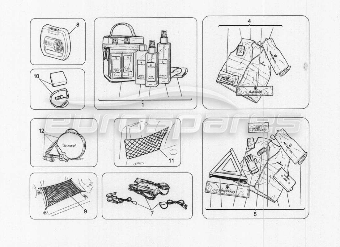 maserati granturismo special edition after market accessories parts diagram
