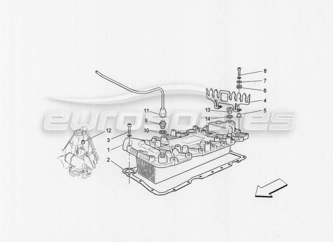 maserati granturismo special edition heat exchanger parts diagram
