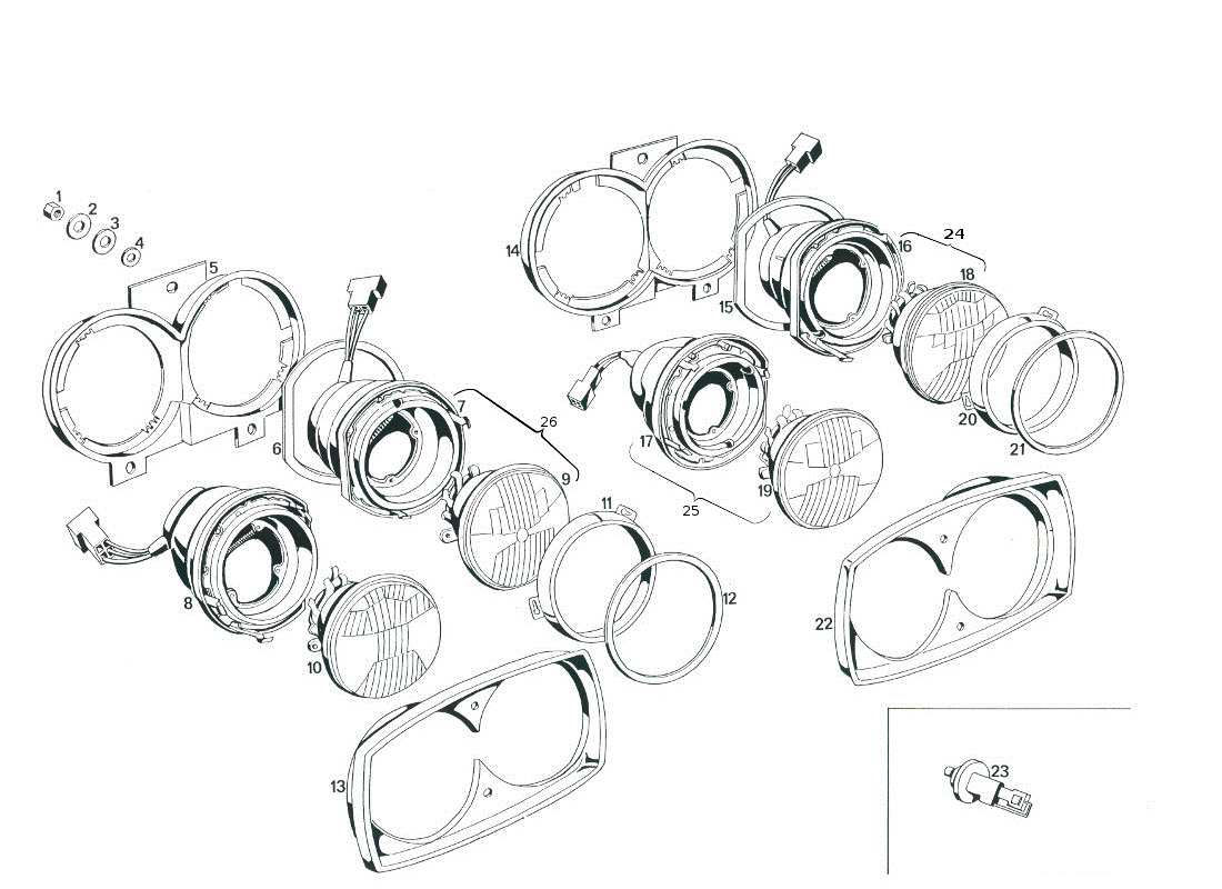 maserati mexico lights parts diagram