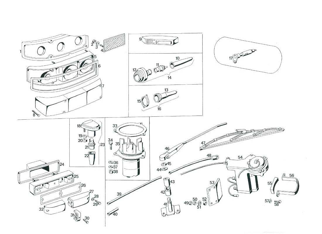 maserati mexico electrical equipment parts diagram