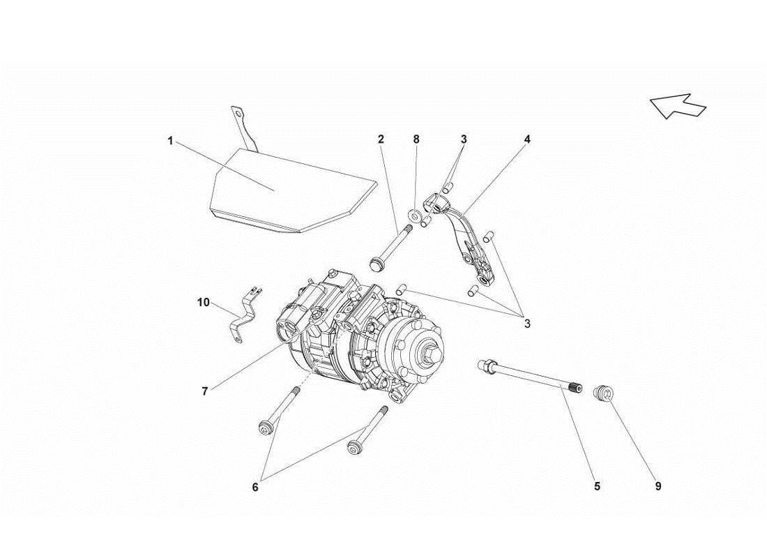 lamborghini gallardo lp560-4s update air conditioning system part diagram