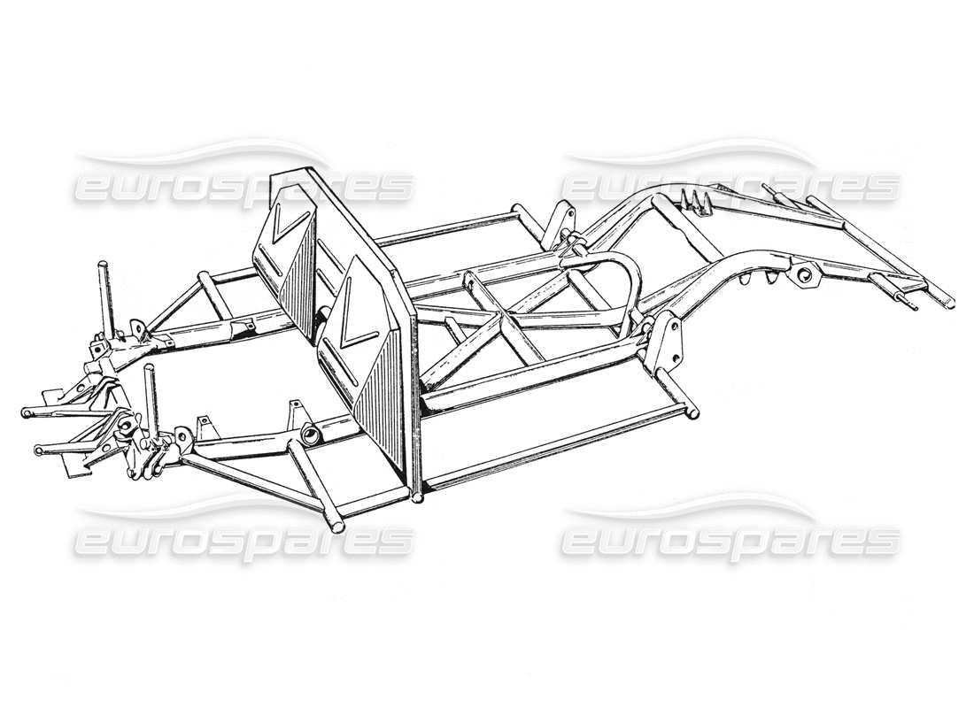 ferrari 250 gte (1957) chassis part diagram