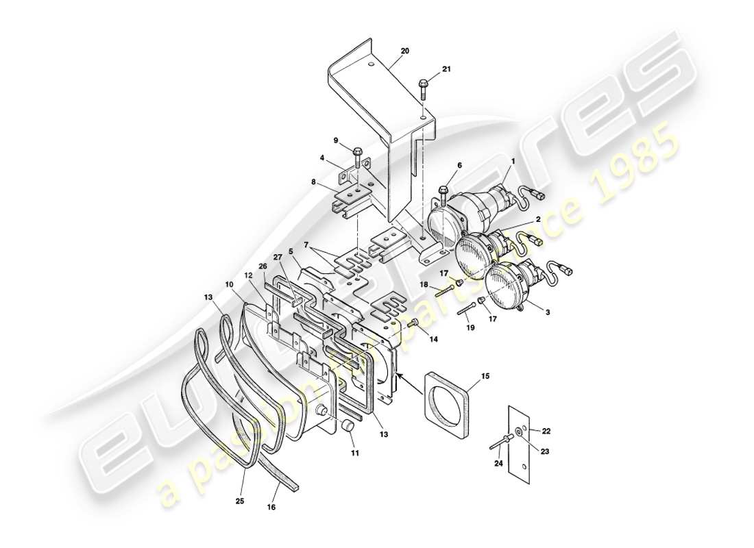 part diagram containing part number 697987