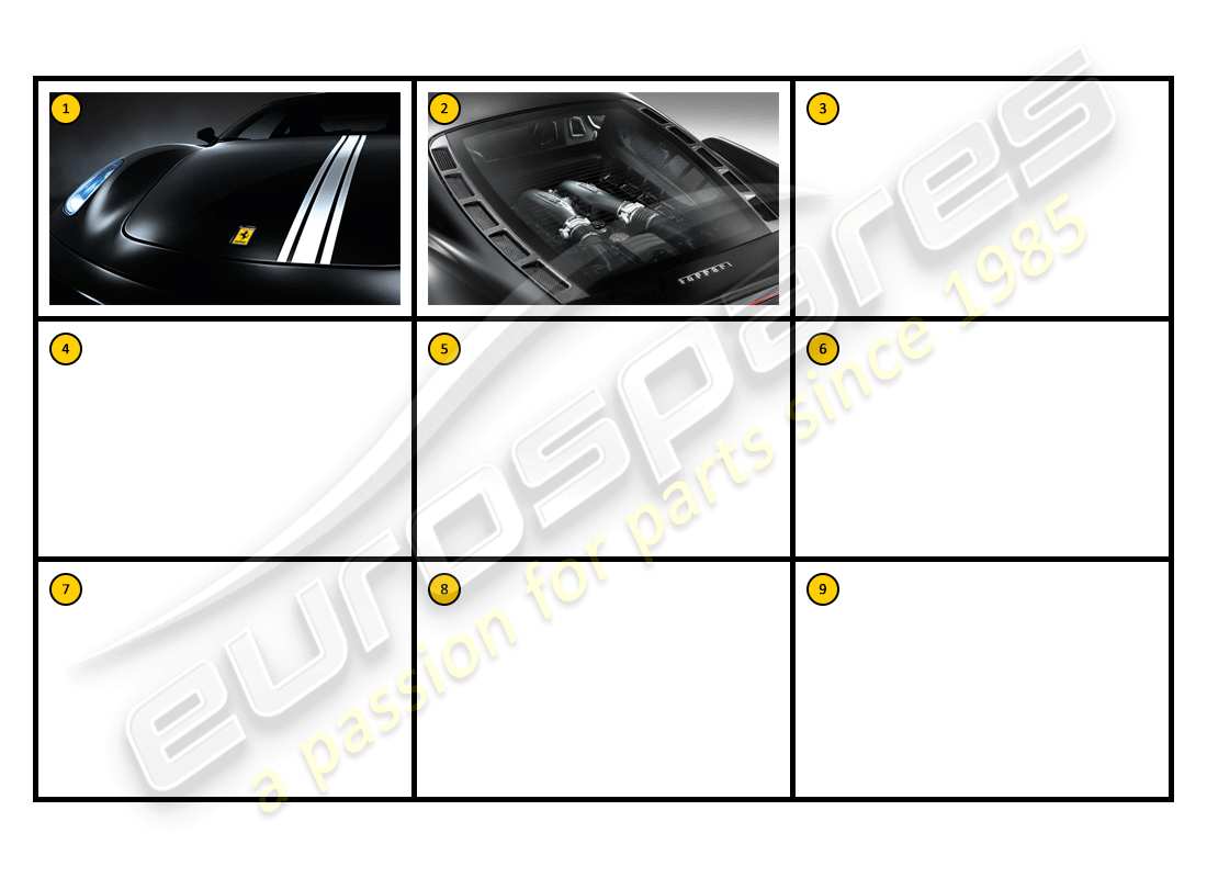 ferrari f430 coupe (accessories) exterior - body parts diagram