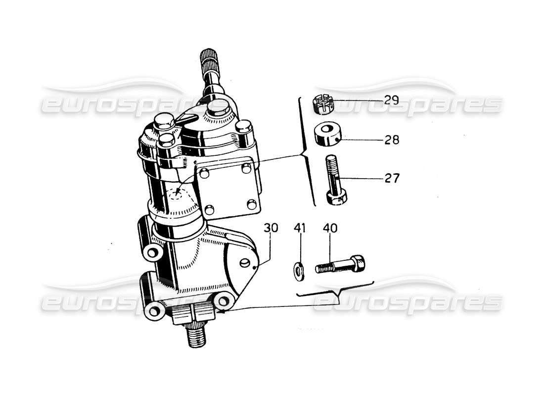 VIEW PARTS DIAGRAMS FROM THE FERRARI 275 GTB/GTS 2 CAM PARTS CATALOGUE a part diagram from the ferrari 275 gtb/gts 2 cam parts catalogue