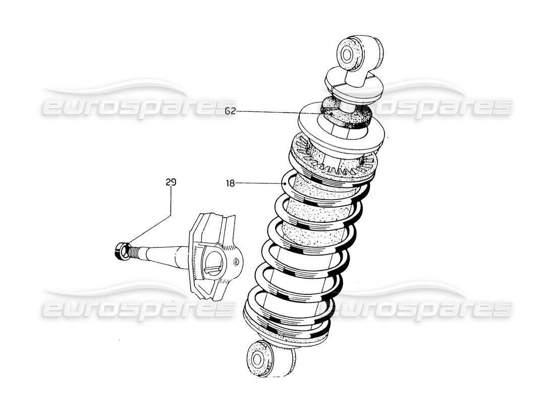 ferrari 275 gtb/gts 2 cam front suspension - lhd models part diagram