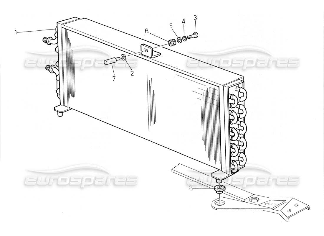 maserati 228 condenser part diagram