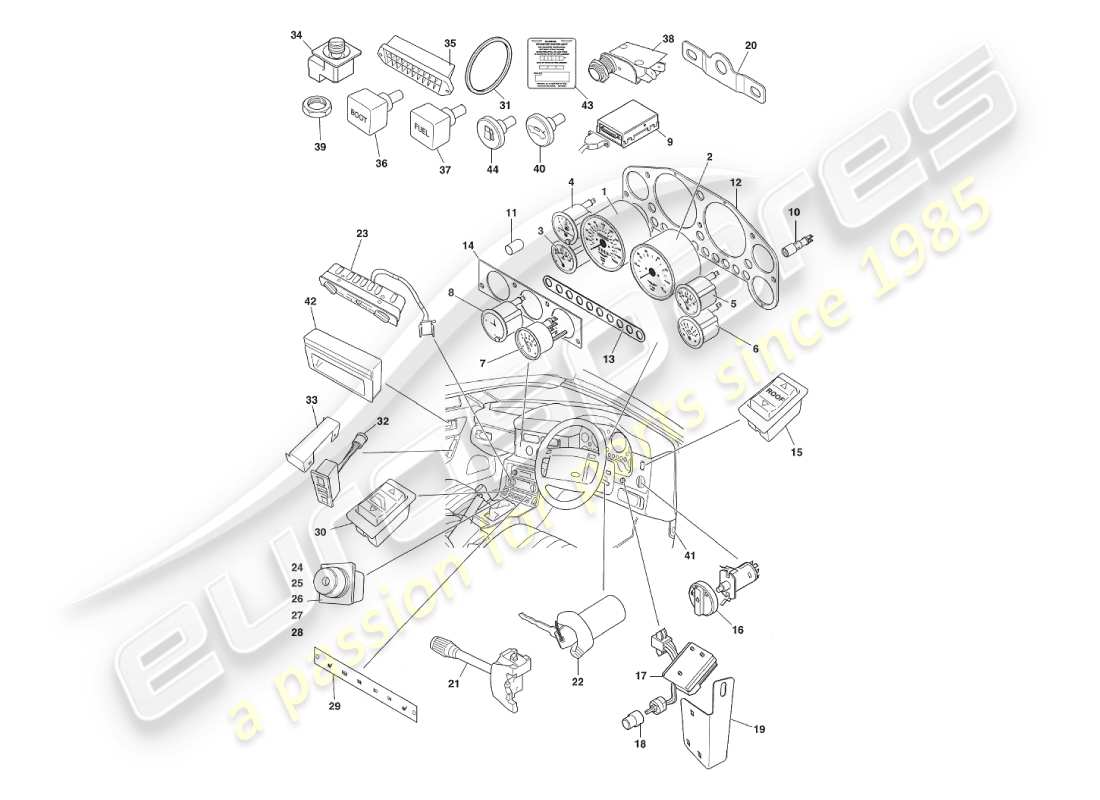 part diagram containing part number 38-64321