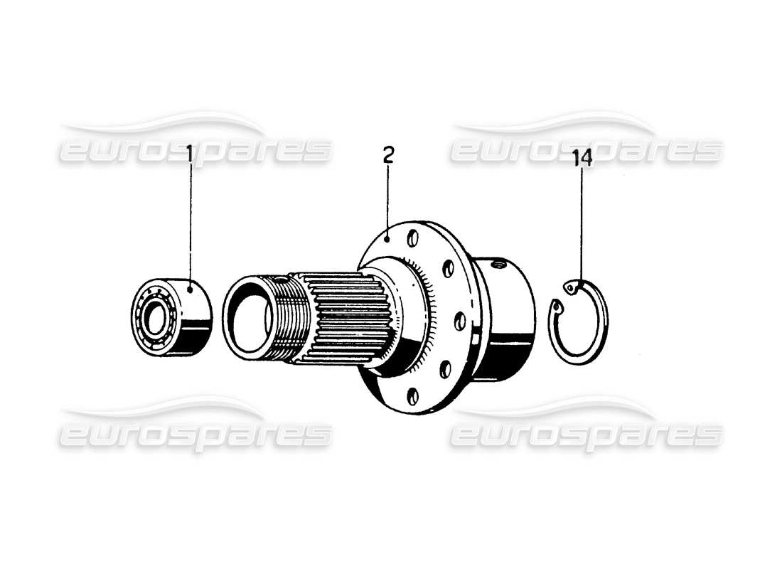 ferrari 275 gtb/gts 2 cam rear brake discs & clutch master cylinder - left hand drive part diagram