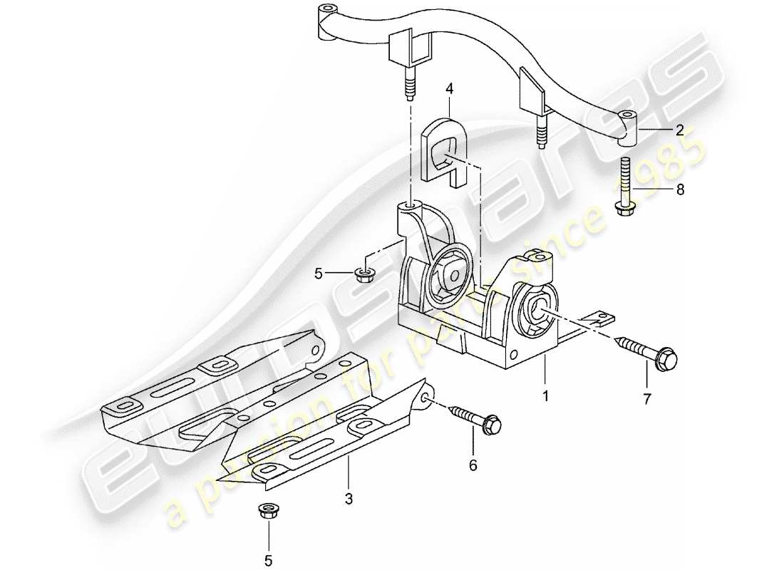 VIEW PARTS DIAGRAMS FROM THE PORSCHE 996 PARTS CATALOGUE a part diagram from the porsche 996 parts catalogue