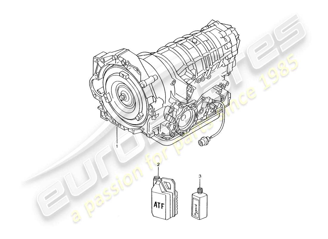 a part diagram from the porsche 1998 (986 boxster) parts catalogue