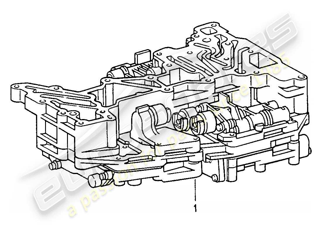 a part diagram from the porsche 1963 (refurbished and exchange catalogue) parts catalogue