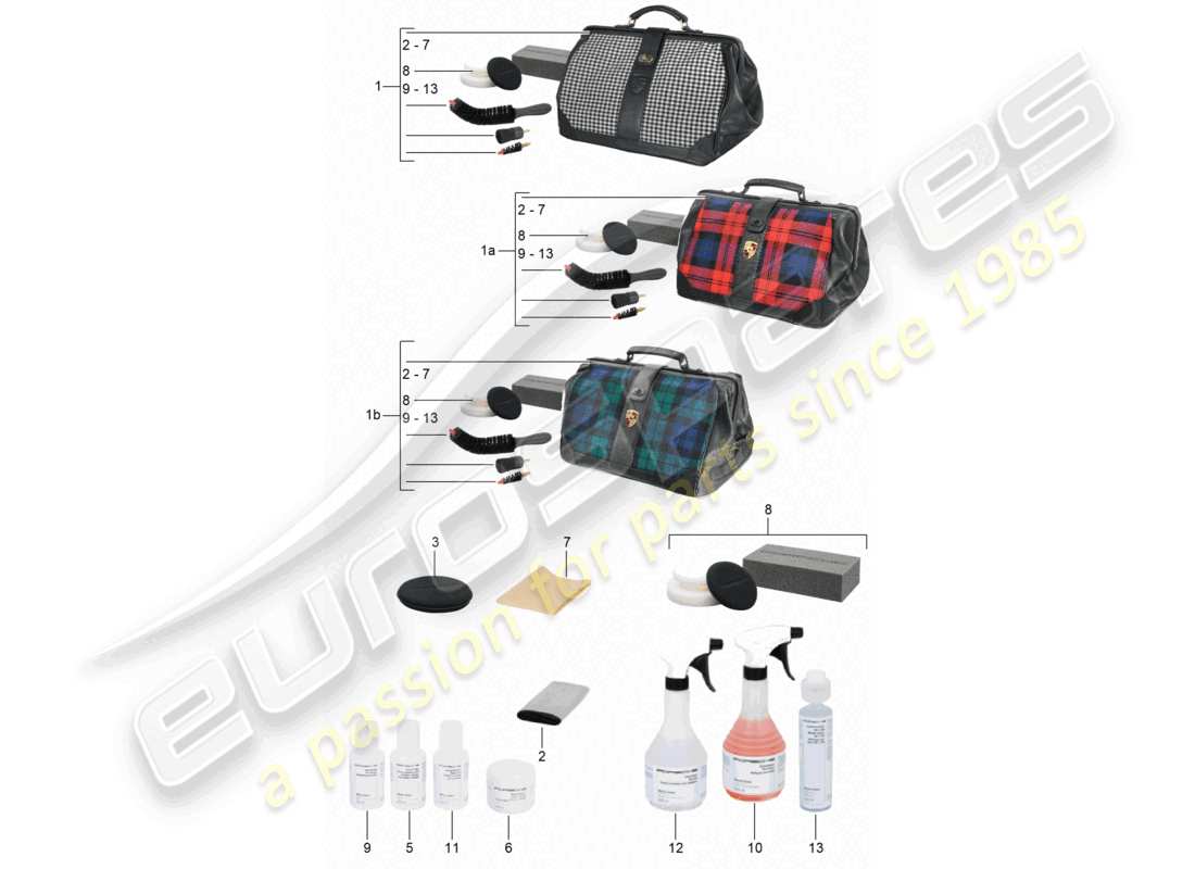 a part diagram from the porsche 2001 (986 boxster) parts catalogue