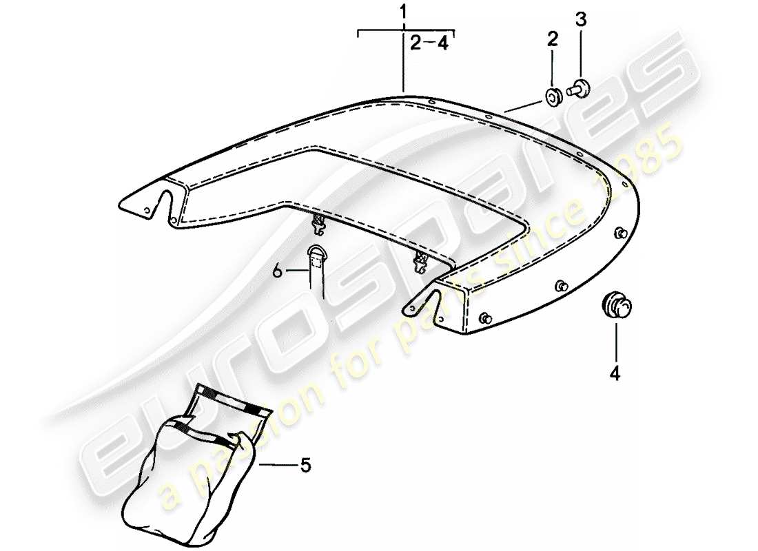 VIEW PARTS DIAGRAMS FROM THE PORSCHE 911 PARTS CATALOGUE a part diagram from the porsche 911 parts catalogue