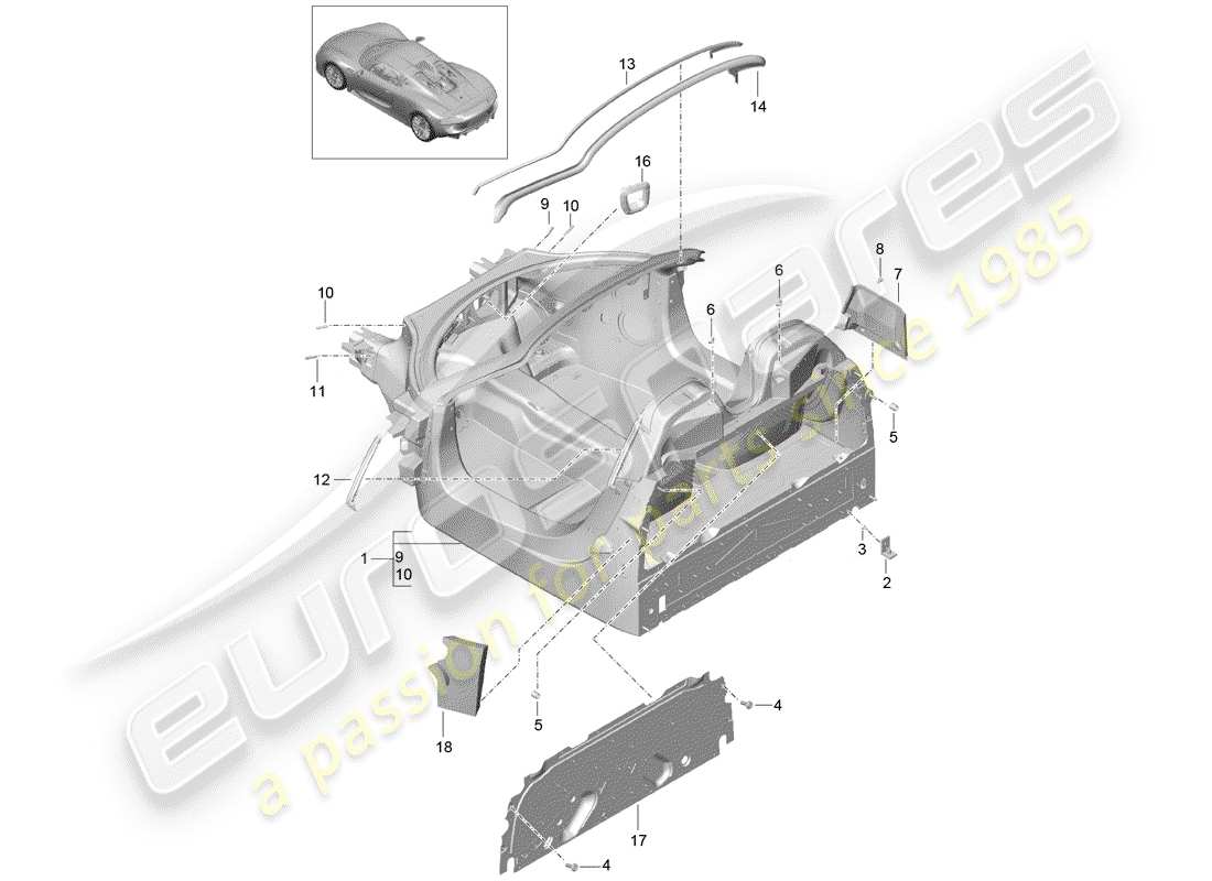part diagram containing part number 99970342140