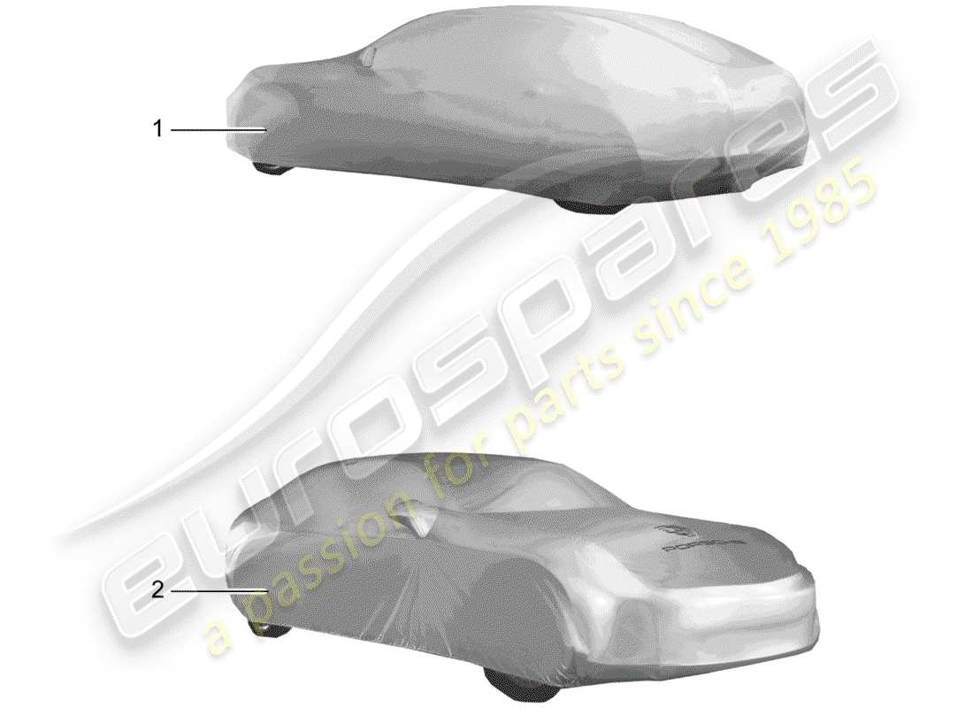 a part diagram from the porsche 2014 (tequipment panamera) parts catalogue