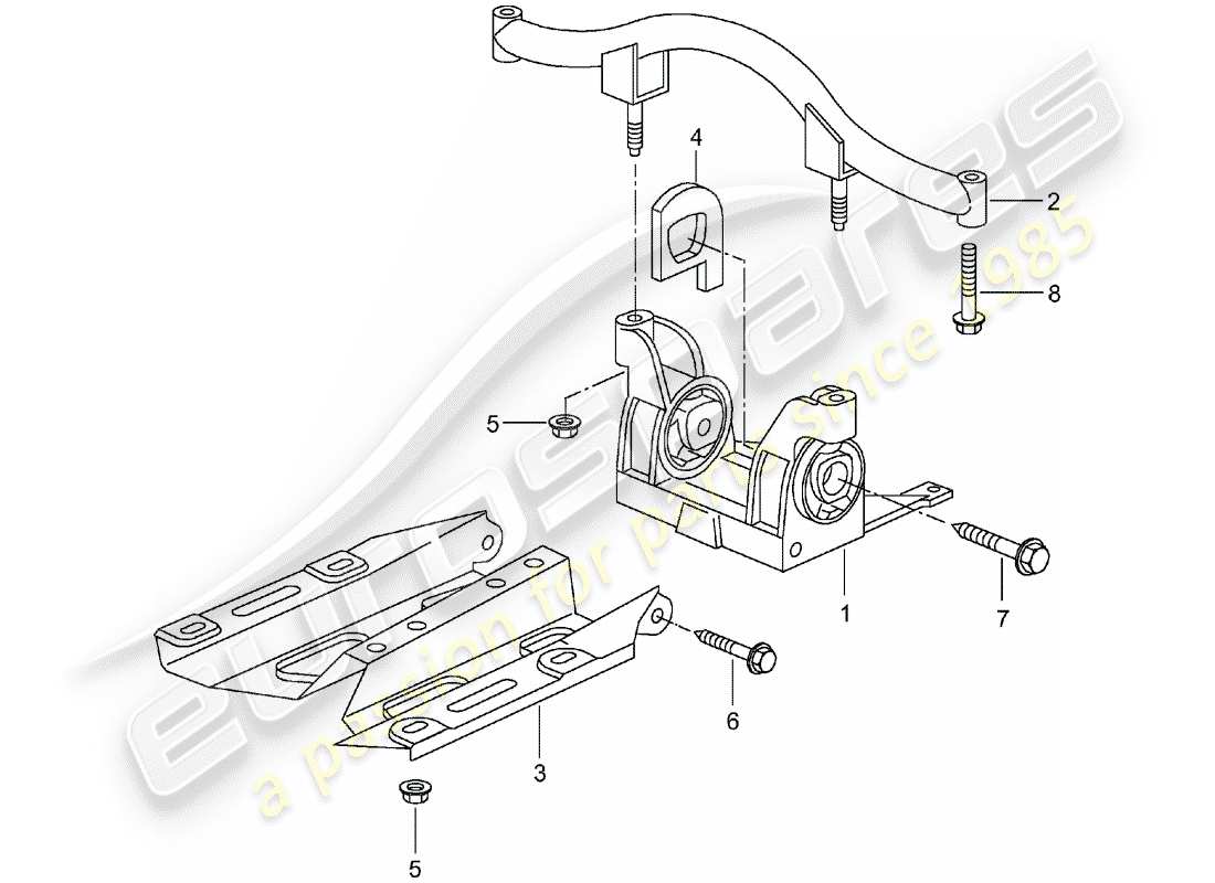 VIEW PARTS DIAGRAMS FROM THE PORSCHE 996 PARTS CATALOGUE a part diagram from the porsche 996 parts catalogue