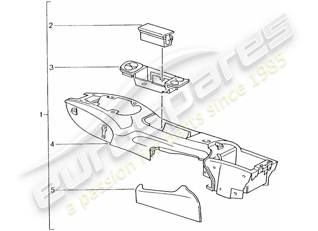 porsche 2008 (tequipment) installation kit part diagram