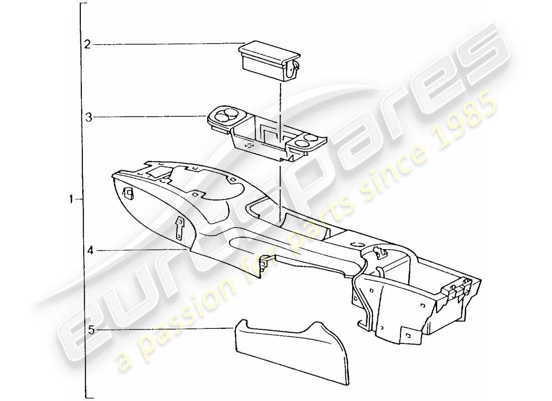 porsche 2007 (tequipment) installation kit part diagram