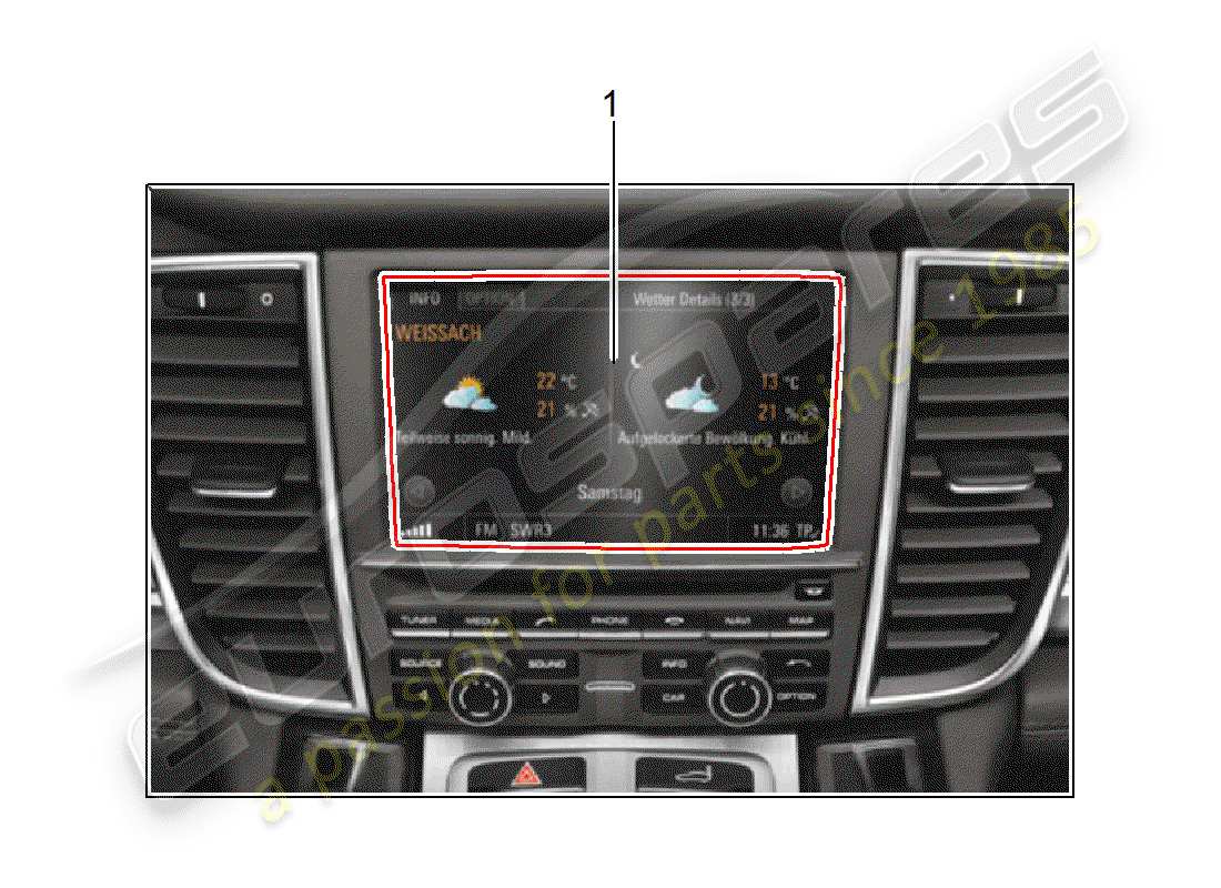 porsche 2016 (tequipment panamera) retrofit package parts diagram