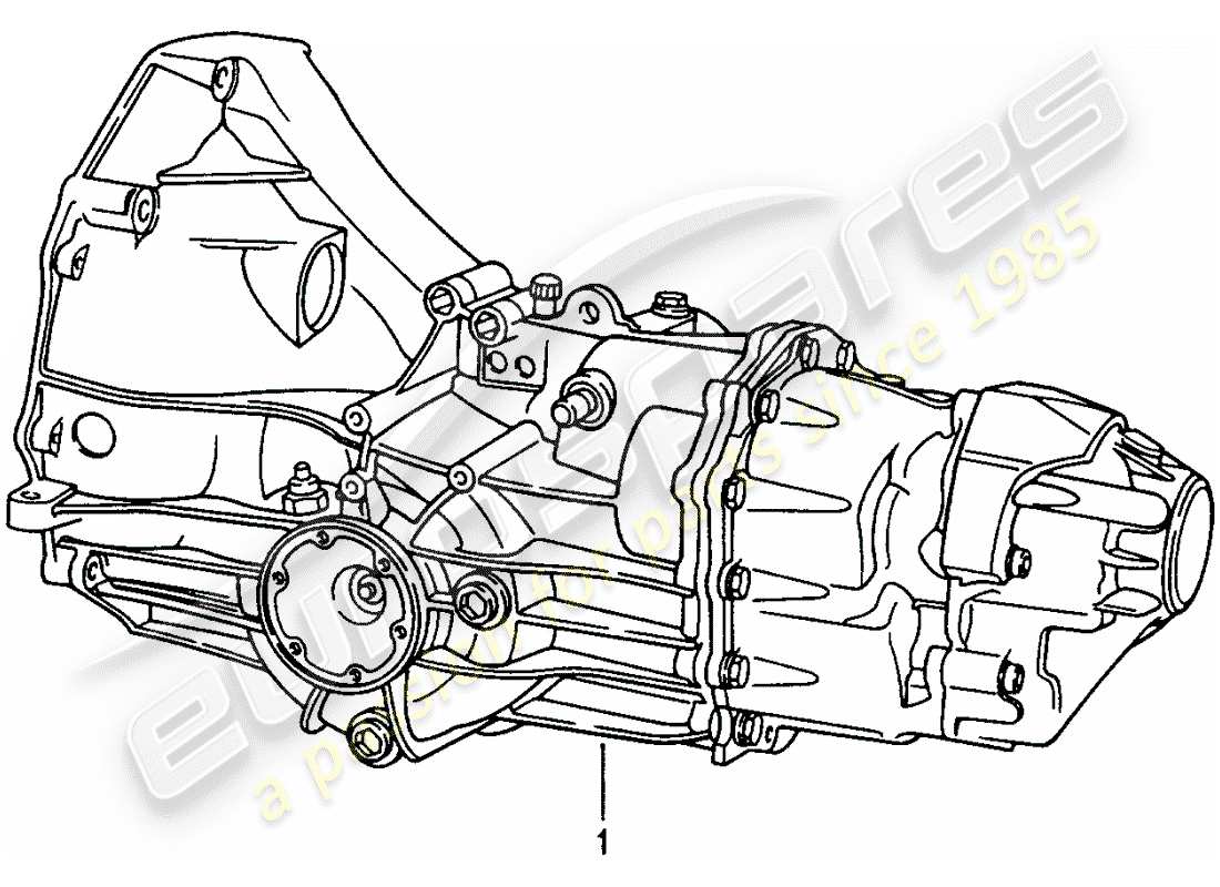 porsche replacement catalogue (1970) manual gearbox parts diagram