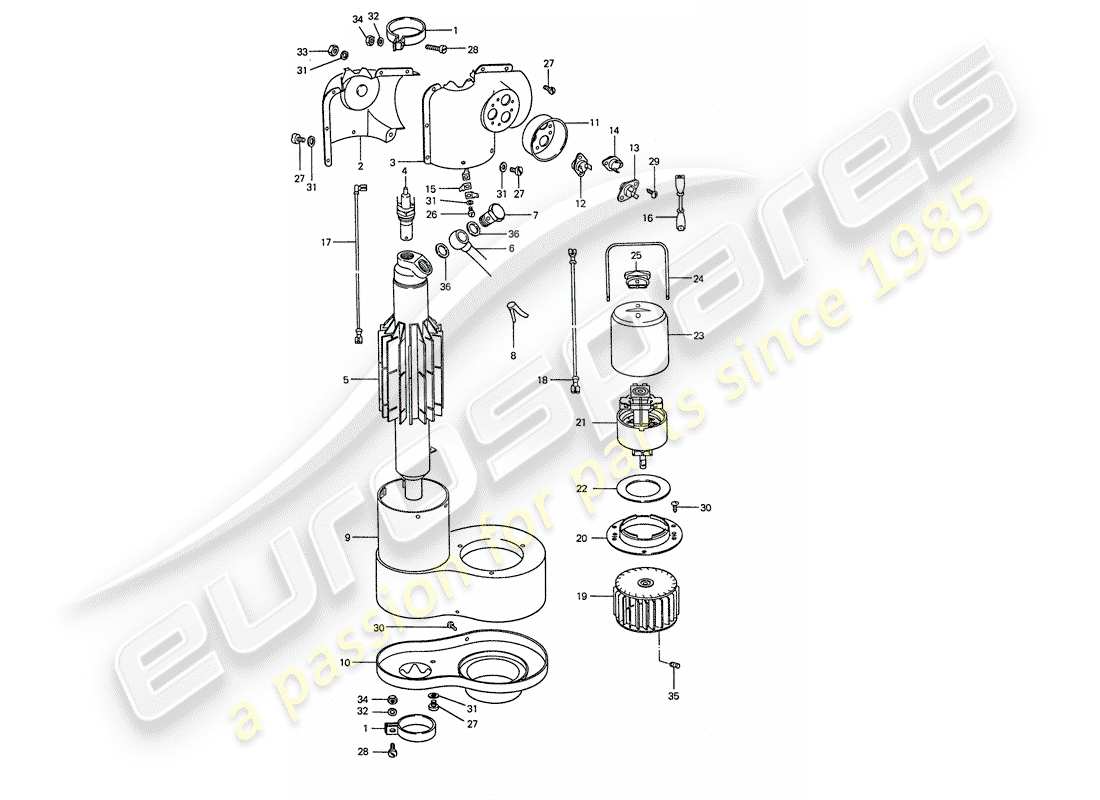porsche 1977 (911) repair material - heater - d >> - mj 1976 part diagram