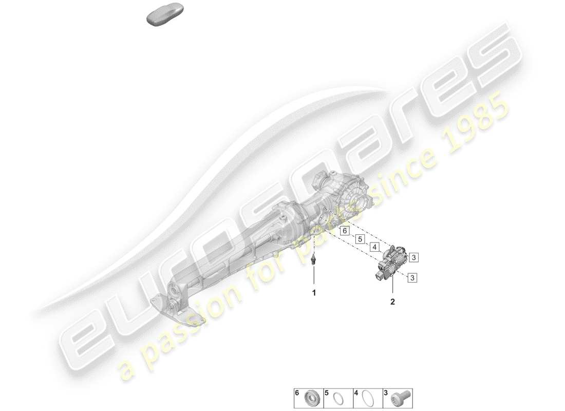 part diagram containing part number paf108177