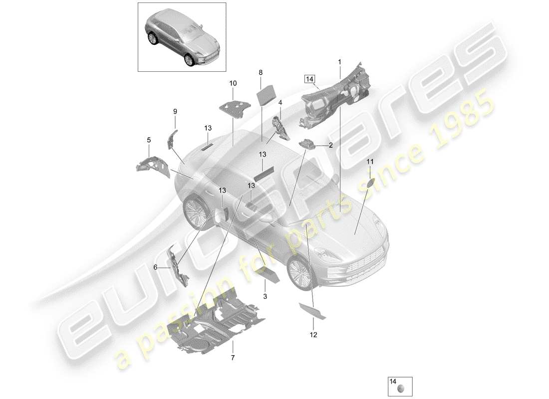 part diagram containing part number 4a5853909