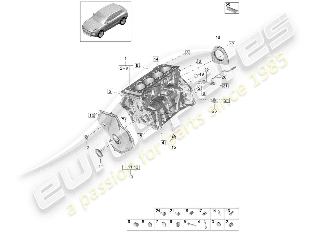 part diagram containing part number n 0119104