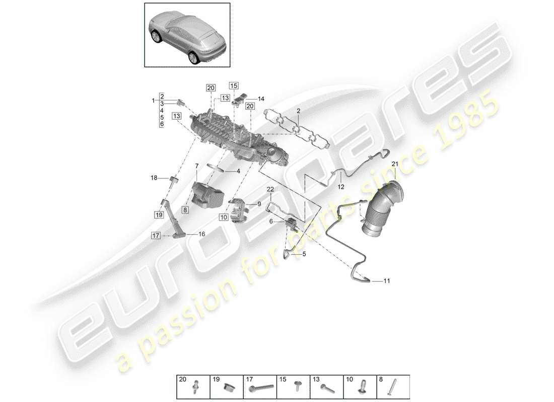 part diagram containing part number pac133201a